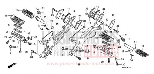 MARCHE CBF600SA de 2010
